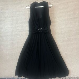 Evan Picone Black Halter Sundress Cocktail‎